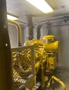 250 KW Caterpillar #G3408, Natural Gas generator set,open skid mounted, 120/240 Volts, 1164 hours, 1990 - Image 7