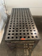 5' x 2' Acorn, welding table, x 36" height, w/ stand - Image 5