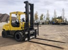 15500 lb. Hyster #H155FT, forklift, 173" lift height, Cummins engine, diesel fuel, solid tires, side shift, 2 - Image 3