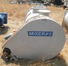 Littleford #FKM-600D-SON, Plow Mixer, Porcelain lined, 24" diameter x 48" L, 13" and 9" opening, 14" discharge - Image 3