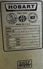 Hobart #D330, Dough Mixer, 30 Quart, 3/4 HP, 208-230V, 3-Speed - Image 4