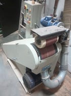 12" x 140" Comec #LON-LS, horizontal belt sander, 12" diameter Drum, 220/440 V., 3-phase, 1990 - Image 2
