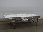 36" wide x 10' long, BMI, retracting nose, Stainless Steel conveyor, 3/4 HP drive - Image 1