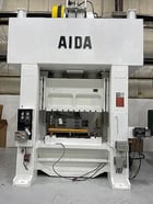 200 Ton, Aida #NL2-200, straight side double crank, 8" stroke, 18.7" Shut Height, 4" adj., variable speed - Image 1