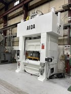 200 Ton, Aida #NL2-200, straight side double crank, 8" stroke, 18.7" Shut Height, 4" adj., variable speed - Image 4
