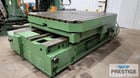 71" x 78" Union #Ti-2, power rotation, power infeed, scales, 15 ton capacity 1994, #26626 - Image 3