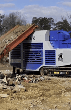 ZB #THOR-6363K, portable mobile hammermill shredder, 20-25 TPH, tilting ramp, new - Image 1
