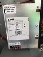 100 Amp. Eaton #ATC3C2X40100XSU, automatic transfer switch, 480 Volts, Nema 1, 2018 - Image 9