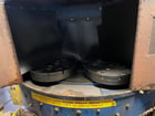 17" Wheelabrator #A3-44873, newer style multi-table machine, (1) 25 HP wheel, dust collector, 2004 - Image 6