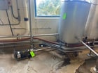 200 gallon Vertical Stainless Steel single wall balance tank, 3 HP centrifugal pump - Image 1