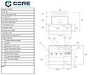 750 KVA 12470GrdY/7200 Primary, 480Y/277 Secondary, Pad, proCORE - Image 1