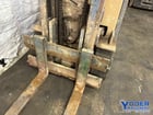 8000 lb. Caterpillar #T80D, LPG forklift, 123" lift height, side shift, roll cage, 4 cylinder engine - Image 6