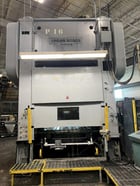 600 Ton, Brown & Boggs #SS2-600-84-48, straight side double crank, 8" stroke, 24" Shut Height, 12" ram adj. - Image 2