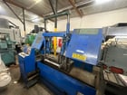 16" x 20" W.F. Wells #F-16-2A, semi-auto twin post horizontal bandsaw, 60-425 SPM, 20" wheel diameter - Image 2