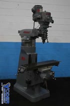 Bridgeport #Series-I, ram type vertical mill, 9" x42" table, 2 HP, One shot lube, chrome ways - Image 8