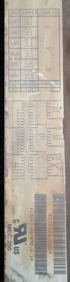 45 KVA 437/604 Primary, 120/240 Secondary, MEC #200, S/N M18393SE - Image 4