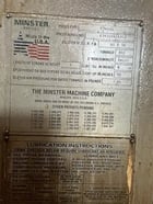 300 Ton, Minster #E2-300, straight side double crank press, 6" stroke, 32" Shut Height, 6" adj., 60" x36"bed - Image 10