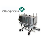 10.37" wide x 32" long, Schenck, process belt weighfeeder weigh belt loss in weight feeder, 8" x 6" Stainless - Image 1