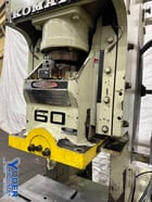 60 Ton, Komatsu #OBS60, OBI press, 4.72" stroke, 11.81" Shut Height, 2.76" power adjustment, 70 SPM, 1984 - Image 8