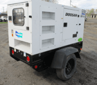 38 KW Daewoo Doosan #G50, trailer mounted, Tier 4F, 120/240/208/277/480 Volts, 1810 hours, 2020, $30.5k - Image 3