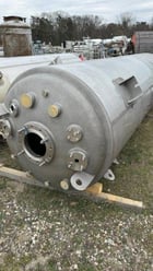 1000 gallon ITT Industries, 316L Stainless Steel jacketed pressure vessel, 83/90 psi, dish top & bottom, 2004 - Image 2