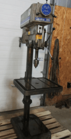 20" Clausing #2274, drill press,vari-speed, 1-1/2 HP, #3 MT, 18" Jacobs ball bearing chuck, 3 phase - Image 2