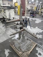 600 lb. Littell, uncoiler, 10" mandrel, 15"-20" ID, 36" outside dimensions, non-motorized, manual expansion - Image 1