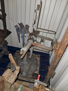 600 lb. Littell, uncoiler, 10" mandrel, 15"-20" ID, 36" outside dimensions, non-motorized, manual expansion - Image 2