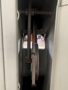 18" Grob #FAB-18, vertical saw, 20" x 20" table - Image 10