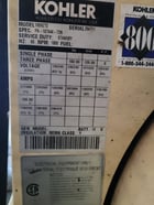 100 KW Kohler #100RZ72, standby natural gas generator set, 480 Volts, 145 / 6421 hours - Image 9