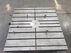 60" x 60" Lucas #60", rotary table, manual free spin rotation only, air regulator & pressure gage - Image 5