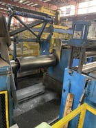 50000 lb. Loopco, Recoiler w/Coil Car, 58" coil width, 20" diameter Hydraulic Drum, 24" pads, 100 HP - Image 1