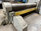 10' x 3/4" Bertsch #14, 3-roll initial pinch mechanical plate roll, 14" roll diameter, power roll adjustment - Image 1