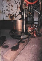 Ingersoll Ingot/Slab scalper, 26"-52" wide, 2"-8" thick, 18' long slabs, 1983 - Image 3