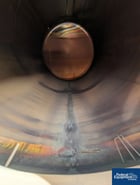 4000 gallon McCann Fab Tank, Stainless Steel, Horizontal, 8' diameter x 10' straight side, dished ends, on - Image 7
