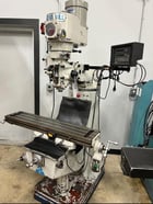 Acra #MM2V, vertical miller, 9" x42" tbl., 3 HP, R-8, 60-4500 RPM, Newall 2-Axis digital read out, X-Axis - Image 1