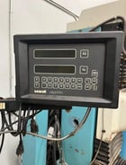 Acra #MM2V, vertical miller, 9" x42" tbl., 3 HP, R-8, 60-4500 RPM, Newall 2-Axis digital read out, X-Axis - Image 3