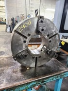 24" 3-Jaw Chuck, 9-1/4" thru hole, A1-5 - Image 2