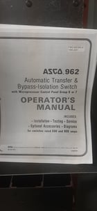 ASCO 962, transfer switch, never used, surplus, 90" x 36" x 22" - Image 2