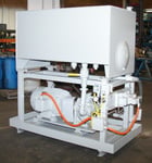 25 HP Racine, w/volume control, 1200 RPM, 41 gpm, 1000 psi, 240 gallon tank, #1389 - Image 1