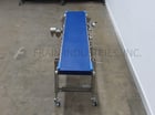 19-1/2" wide x 13.3' long, Alimec, Stainless Steel belt conveyor, mounted on locking casters - Image 4