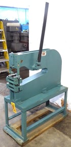 8 Ton, Whitney Jensen #34, lever press/punch, 24" throat - Image 1