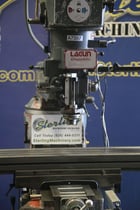 Lagun #FTV-2, heavy duty vertical mill, 9" x48" tbl., 33" X, 16" Y, 16" Z, 55-4250 RPM, R-8, variable speed - Image 3