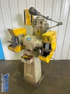 14" Cincinnati #SPL, double end pedestal grinder, 2" wheel, work rest, water tray, 3 HP - Image 3