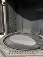 48" Wheelabrator #WMT-48, Shot Blast Table, 2 Wheels, 60" Work Height, Integral Dust Collector, 2007 - Image 8