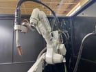 Panasonic, PA-102S, VR-006 robot, G2 controller, indexer table, 60" swg, safety enclosure, 2010 - Image 6