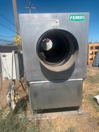 FEMIA rotary screen, 24" dia. x 8' long drum with 6' screening area, 3/16" wide zig zag openings - Image 2
