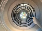 FEMIA rotary screen, 24" dia. x 8' long drum with 6' screening area, 3/16" wide zig zag openings - Image 8