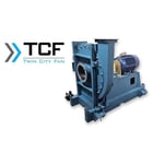 650 cfm @ 58 S.P., Twin City Fan #MBW-SW, heavy duty pressure vacuum blower, 460 V., 3-phase - Image 1