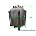 528 gallon Kalina, jacketed Stainless Steel pressure vessel reactor - Image 2